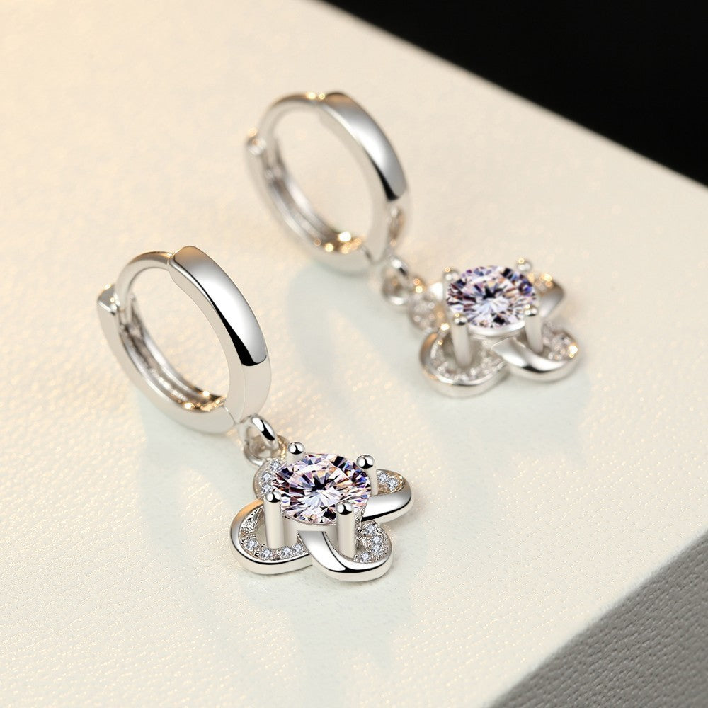 Female S925 Sterling Silver Earrings