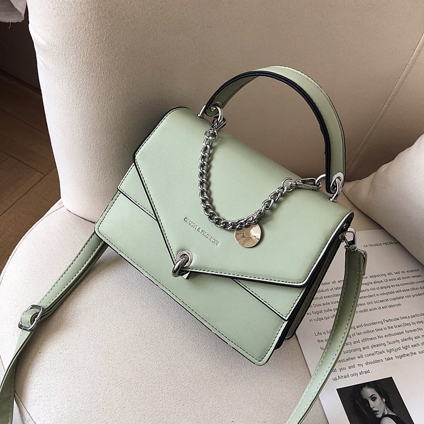 Korean Style Diagonal Fashion Small Square Bag Student Leisure