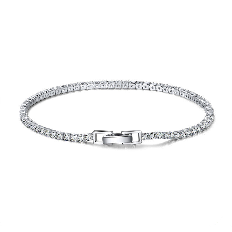 Rinntin S925 Sterling Silver Single Row