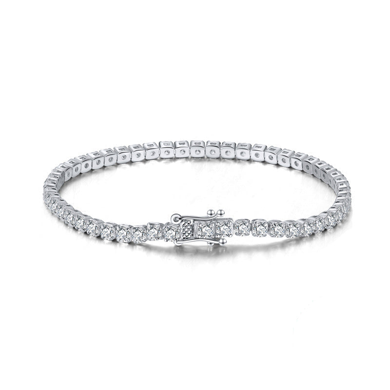 Rinntin S925 Sterling Silver Single Row