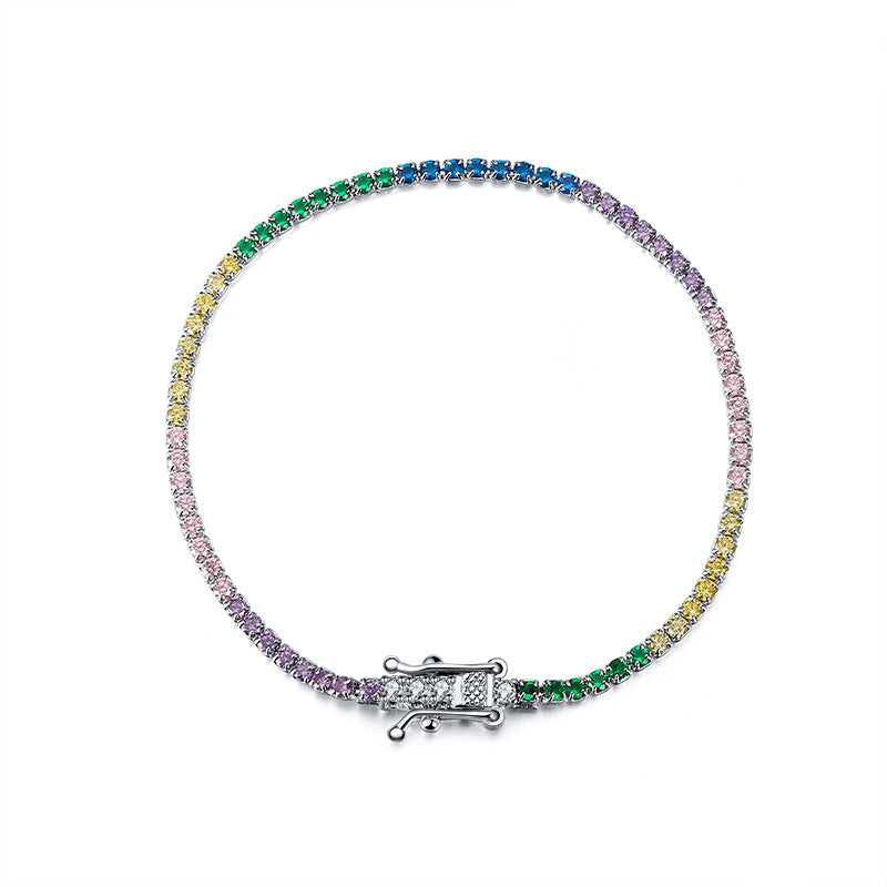 Rinntin S925 Sterling Silver Single Row
