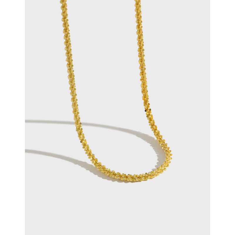 S925 Sterling Silver Gypsophila Clavicle Necklace