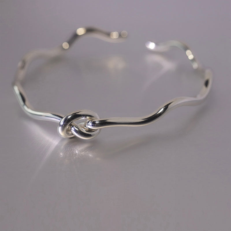 S925 Silver Character Knotted Bracelet