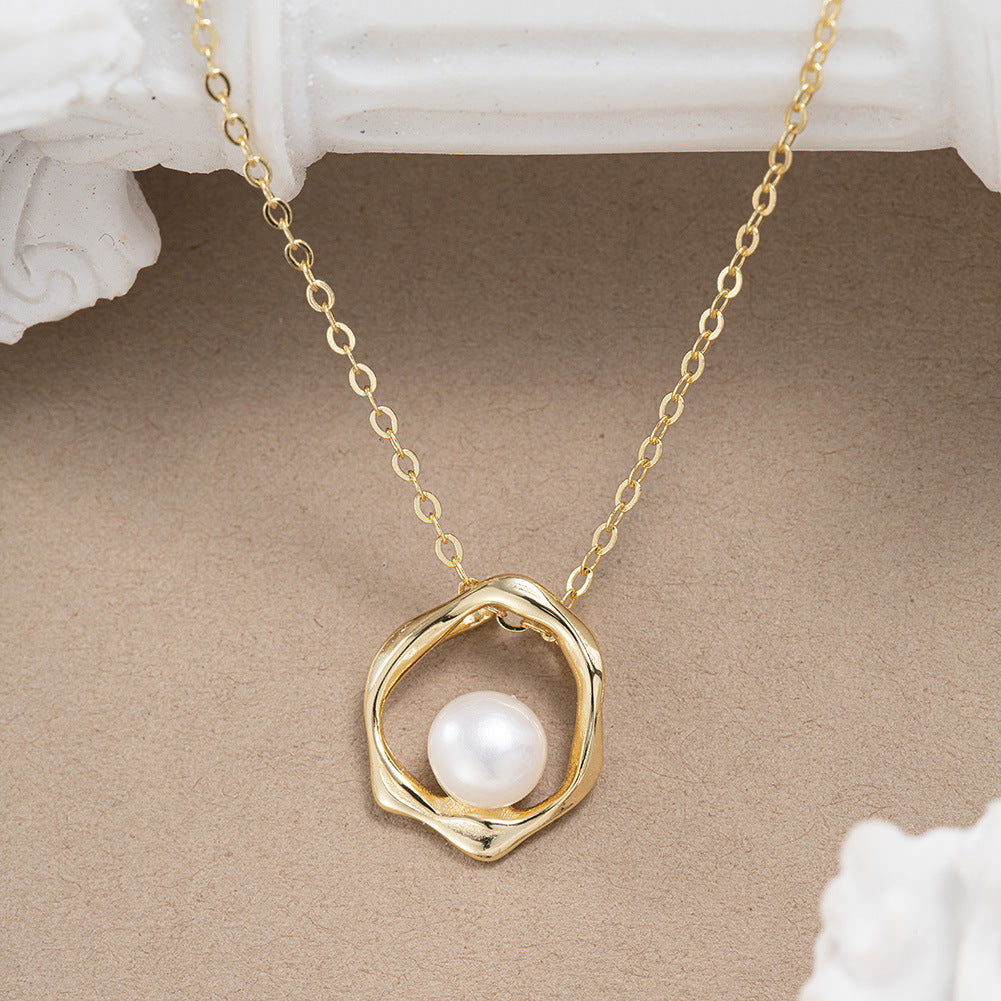 S925 Sterling Silver Necklace Niche Design