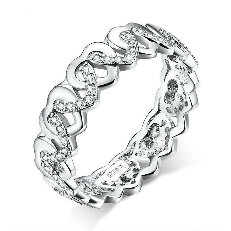 S925 Romantic Girl Sterling Silver Ring