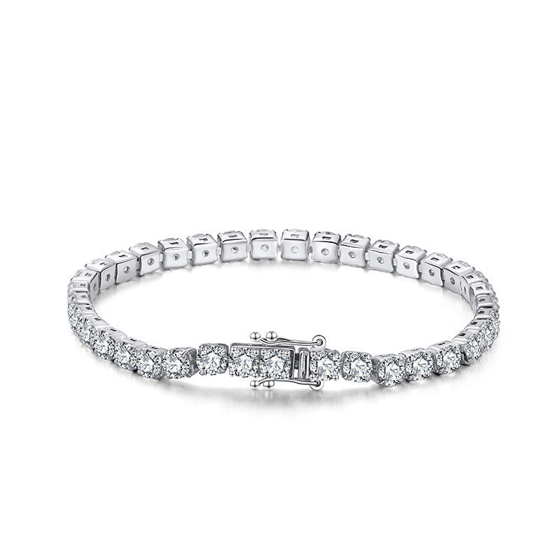 Rinntin S925 Sterling Silver Single Row
