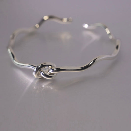 S925 Silver Character Knotted Bracelet