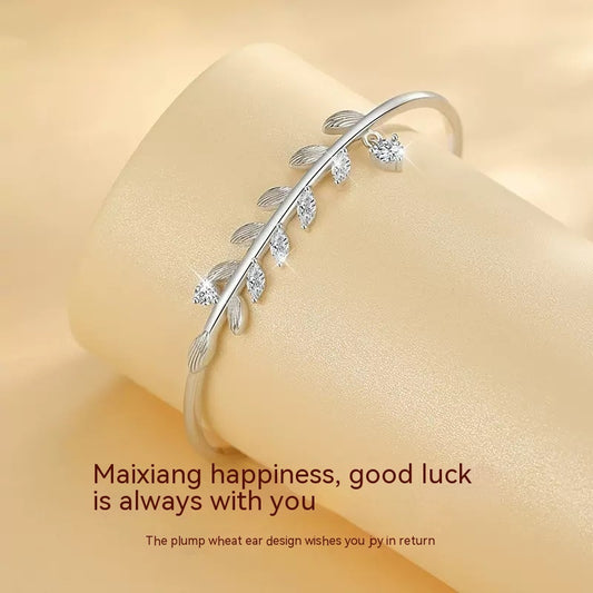 S925 Silver Bracelet Female Opening