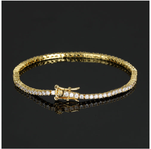 Rinntin S925 Sterling Silver Single Row