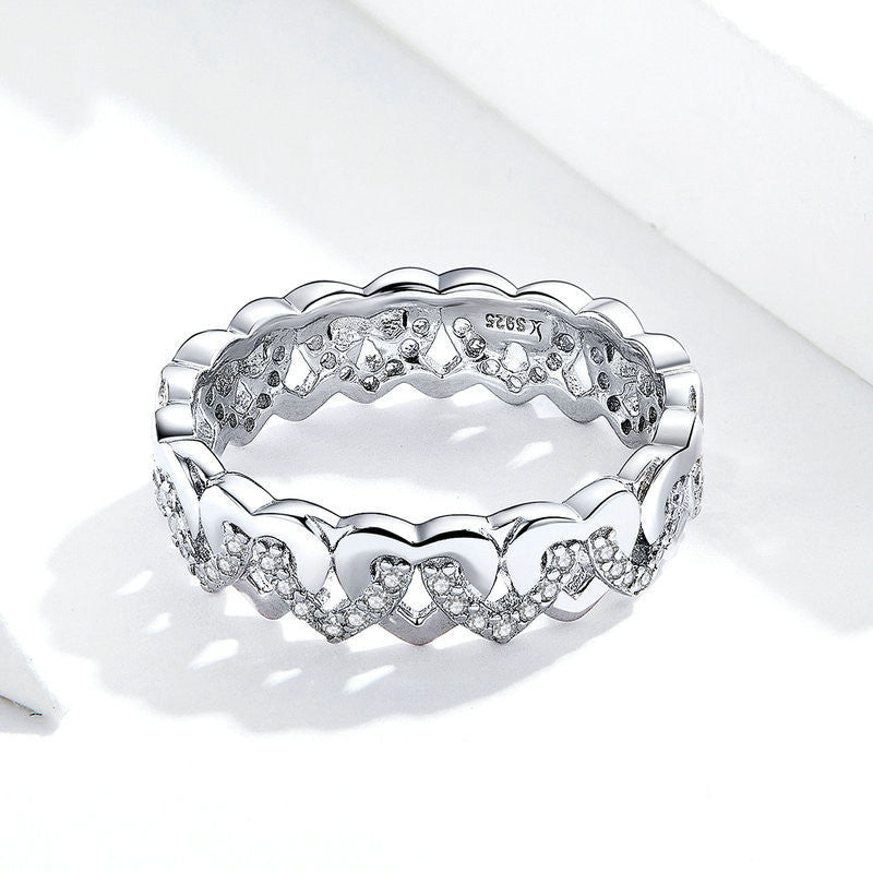 S925 Romantic Girl Sterling Silver Ring