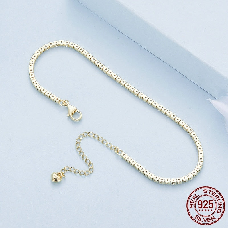 S925 Silver Refined Zircon Bracelet