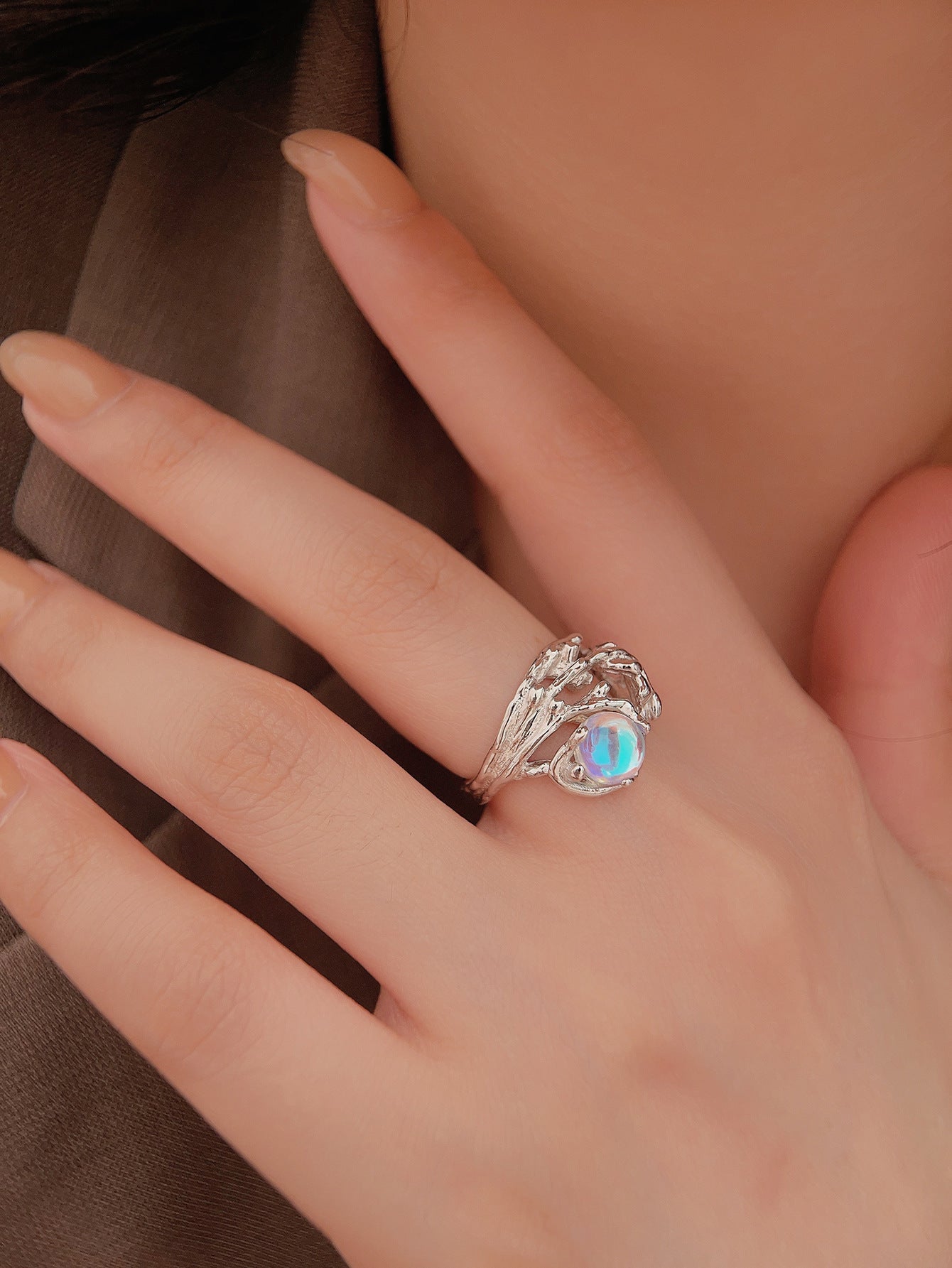 S925 Sterling Silver New Style Multi-layer Open Ring